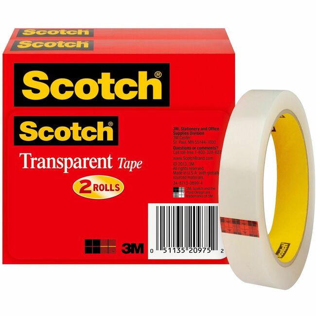 Scotch Transparent Tape - 3/4