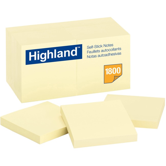Highland Self-Sticking Notepads