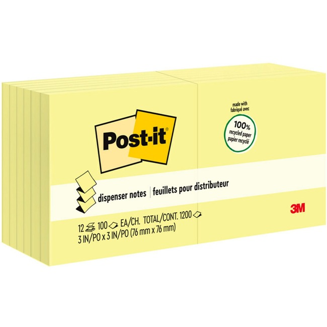 Post-it&reg; Greener Dispenser Notes