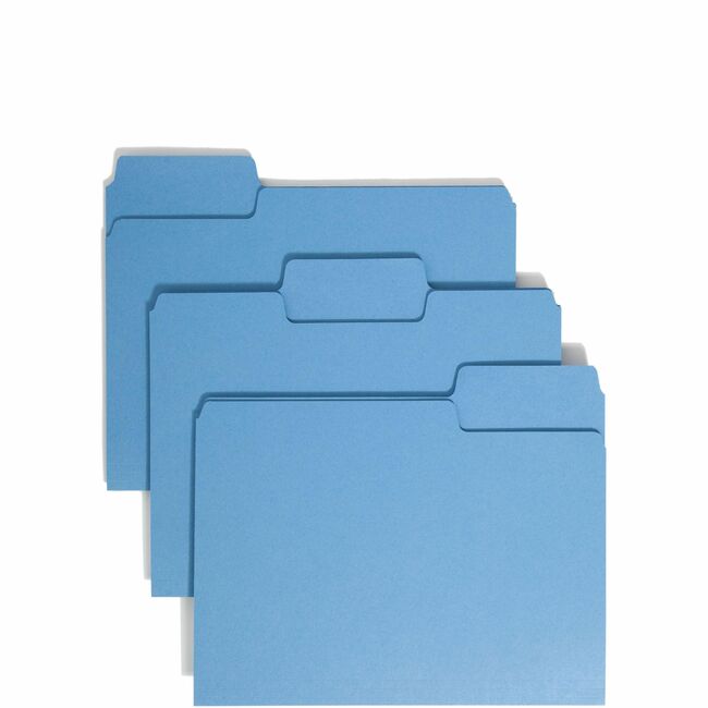 Smead SuperTab 1/3 Tab Cut Letter Recycled Top Tab File Folder