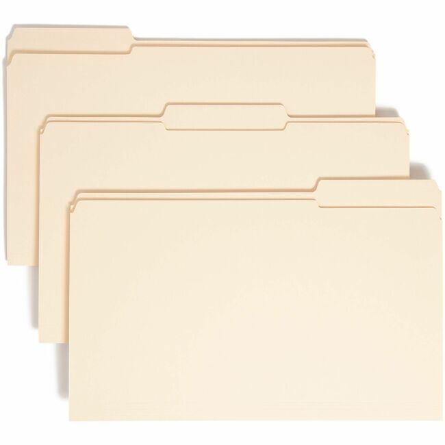 Smead 1/3 Tab Cut Legal Recycled Top Tab File Folder