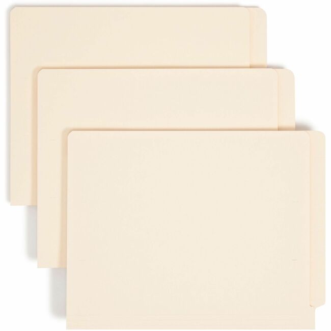 Smead Shelf-Master Straight Tab Cut Letter Recycled End Tab File Folder