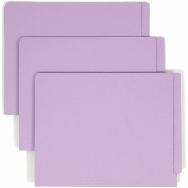 Smead Straight Tab Cut Letter Recycled Fastener Folder