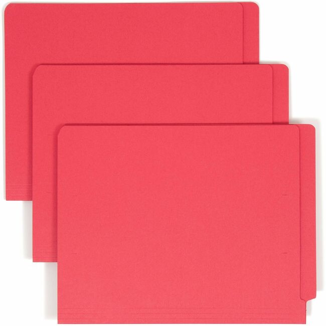 Smead Shelf-Master Straight Tab Cut Letter Recycled End Tab File Folder