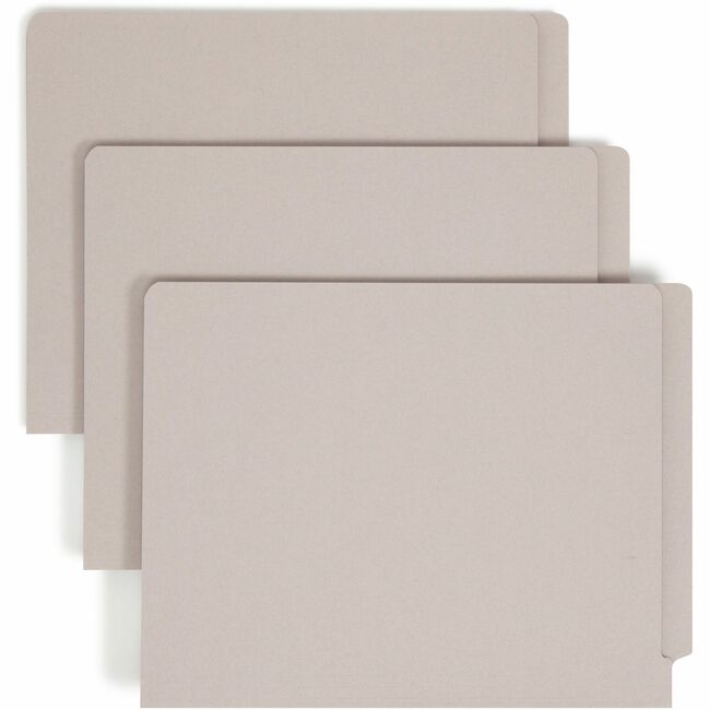 Smead Straight Tab Cut Letter Recycled Fastener Folder