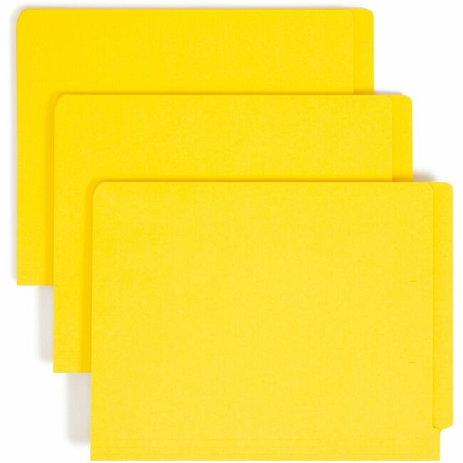 Smead Colored Straight Tab Cut Letter Recycled End Tab File Folder