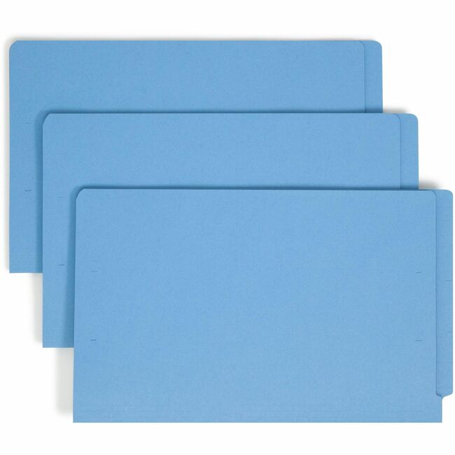 Smead Shelf-Master Straight Tab Cut Legal Recycled Fastener Folder