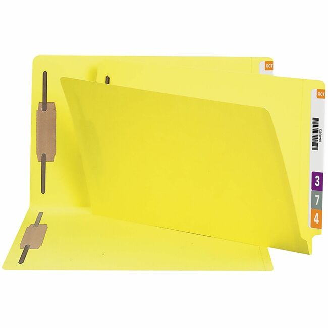Smead Shelf-Master Straight Tab Cut Legal Recycled Fastener Folder
