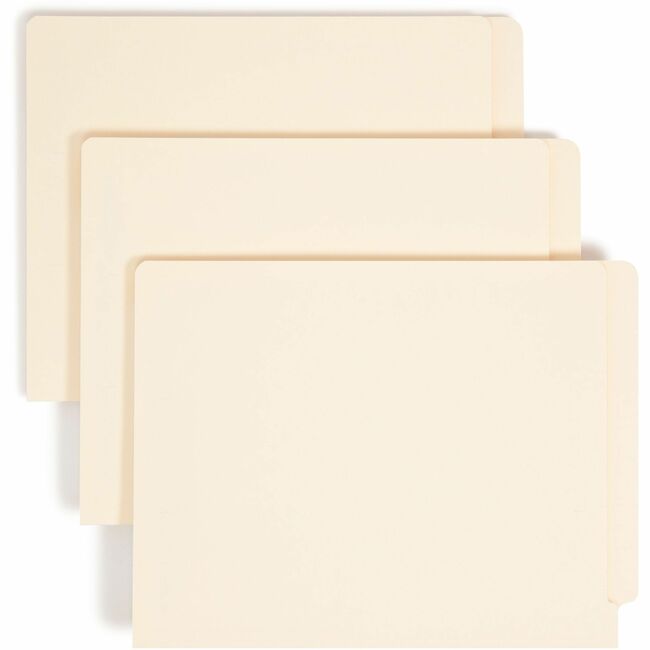 Smead Straight Tab Cut Letter Recycled Fastener Folder