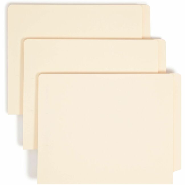 Smead Straight Tab Cut Letter Recycled Fastener Folder