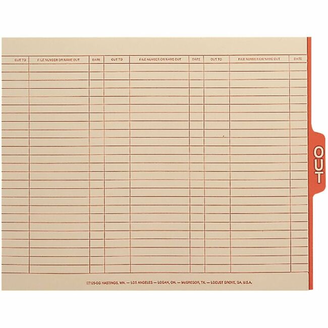 Smead File Guide