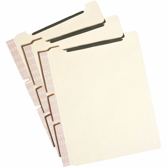 Smead Self-Adhesive Folder Dividers with Twin-Prong Fastener