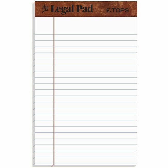 TOPS The Legal Pad Writing Pad