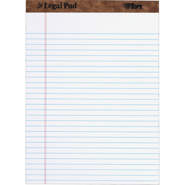 TOPS Letr-trim Perforated Legal Pads