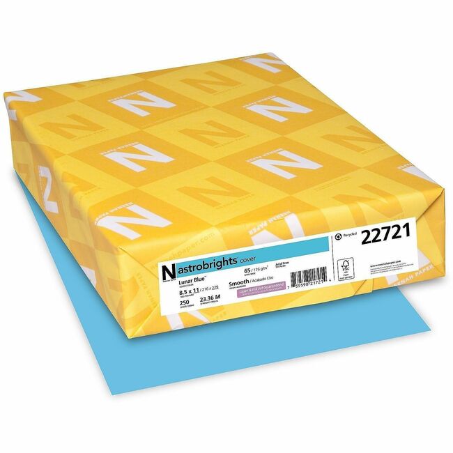 Neenah Color Card Stock - Lunar Blue