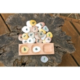 Three-Pebble Word-Building Tray