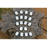 Pre-Coding Penguin Stones, Set of 18
