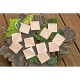 Match Me: Sensory Leaf Tiles, Set of 12