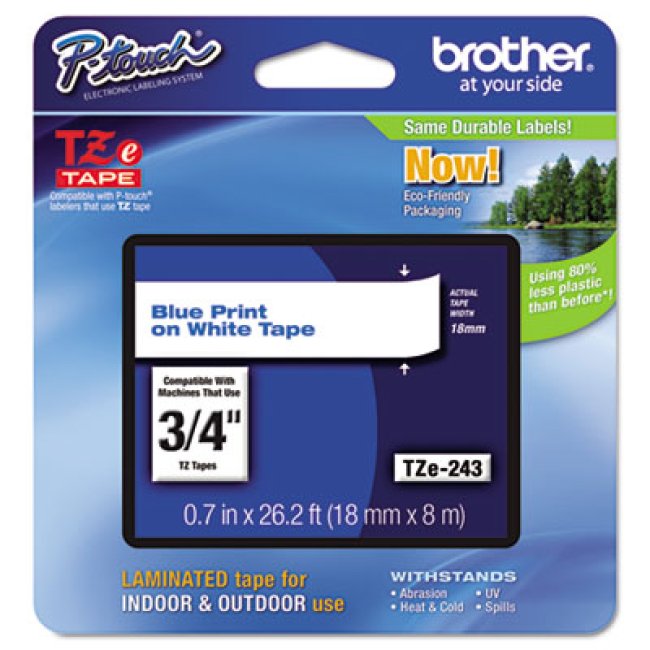 BRTTZE243 LABEL,3/4