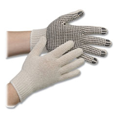 GLOVES,PVC,DOT,COTON,POLY