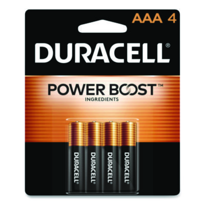 Power Boost CopperTop Alkaline AAA Batteries, 4/Pack