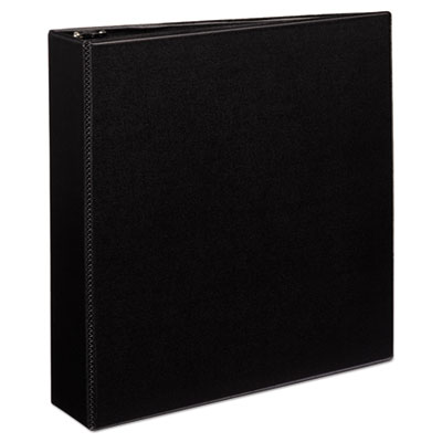 Durable Non-View Binder with DuraHinge and Slant Rings, 3 Rings, 2" Capacity, 11" x 8.5", Black