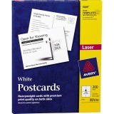 Avery(R) Printable Postcards, 4.25" x 5.5" , White, 200 Blank Postcards for Laser Printers (5689)