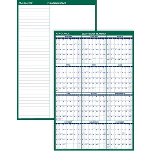 At-A-Glance Vertical Reversible Erasable Wall Calendar