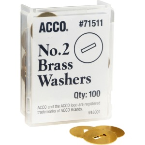 ACCO Brass Fastener Washers