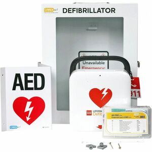 CARDIACT Alarmed LIFEPAK CR2 Auto Bilingual AED Kit with Cellular