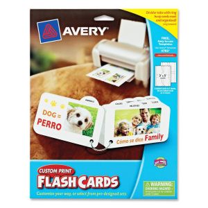 Avery Custom Print Flash Card