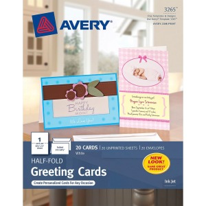 Avery® Inkjet Greeting Card