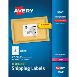 Avery® Easy Peel White Shipping Labels