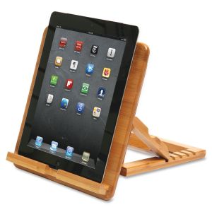 Baumgartens Qi Bamboo iPad Stand
