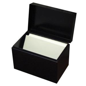 Buddy Hinged Cover Card File Box