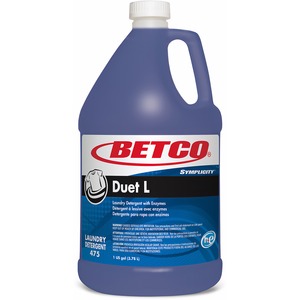 Betco Symplicity™ Duet L Detergent With Bleach Alternative, Fresh Scent, 128 Oz, Blue