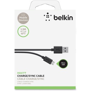 Belkin Tangle Free Micro USB ChargeSync Cable