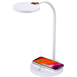 Bostitch Qi Wireless Charging LED Desk Lamp White