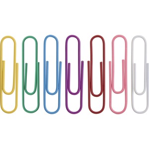 Business Source Vinyl-coated Gem Clips