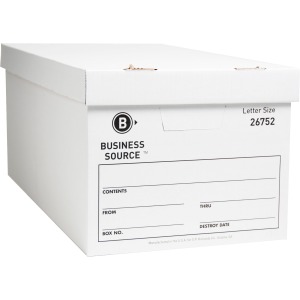 Business Source Lift-off Lid Light Duty Storage Box