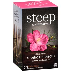 Steep by Bigelow&reg; Rooibos Hibiscus Herbal Tea Bag