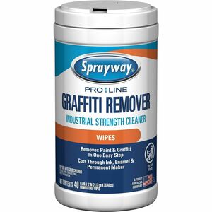 Sprayway ProLine Graffiti Remover Wipes