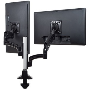 Chief Kontour Dynamic Dual Monitor Arm Desk Arm Mount - For Displays 10-32" - Black