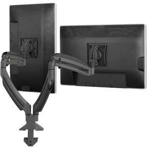 Chief Kontour K1D Dynamic Dual Monitor Arm Desk Mount - For Displays 10-38" - Black