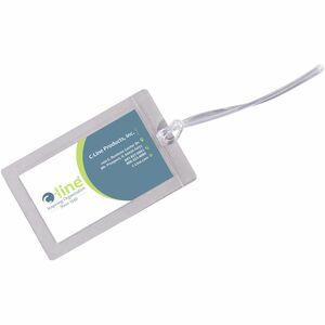 C-Line Cleer Adheer Custom Laminated Luggage Tags