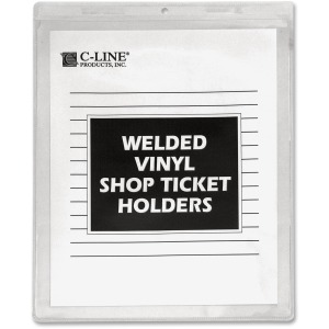 C-Line Vinyl Shop Ticket Holders, Welded