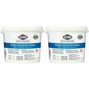Clorox Healthcare Bleach Germicidal Wipes Bucket