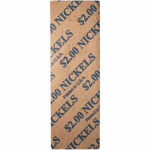 ControlTek Flat Tubular Coin Wrappers for Quarters