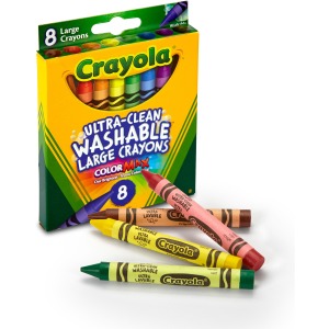 Crayola Kid's 8 Count Large Washable Crayons