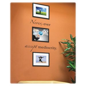 Burnes Grp. Mediocrity Words On The Wall